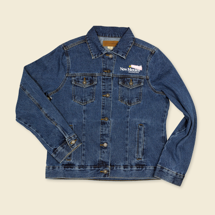 New Mexico Magazine Route 66 Logo Denim Jacket