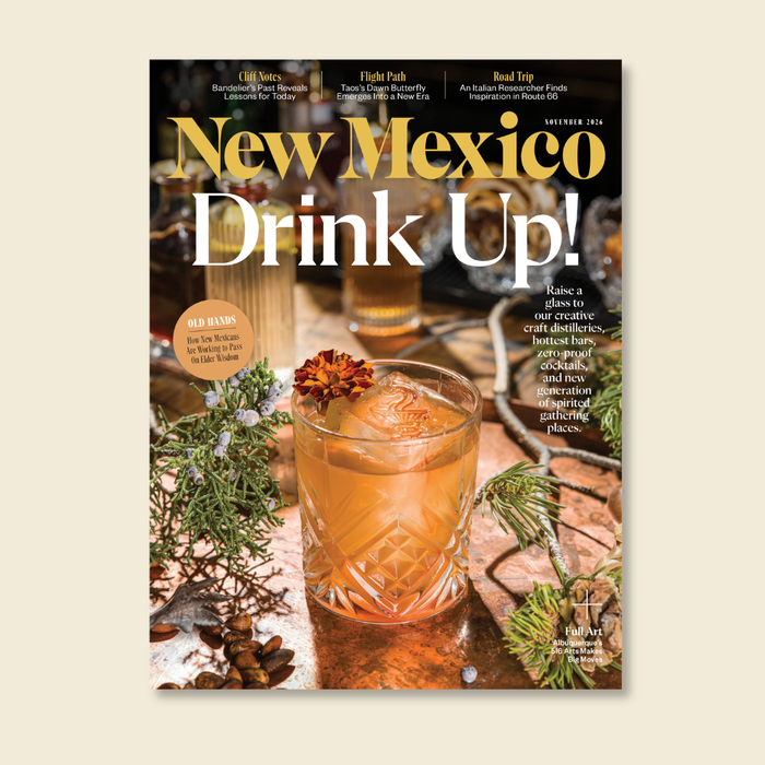 New Mexico Magazine cover with the headline "Drink Up!"