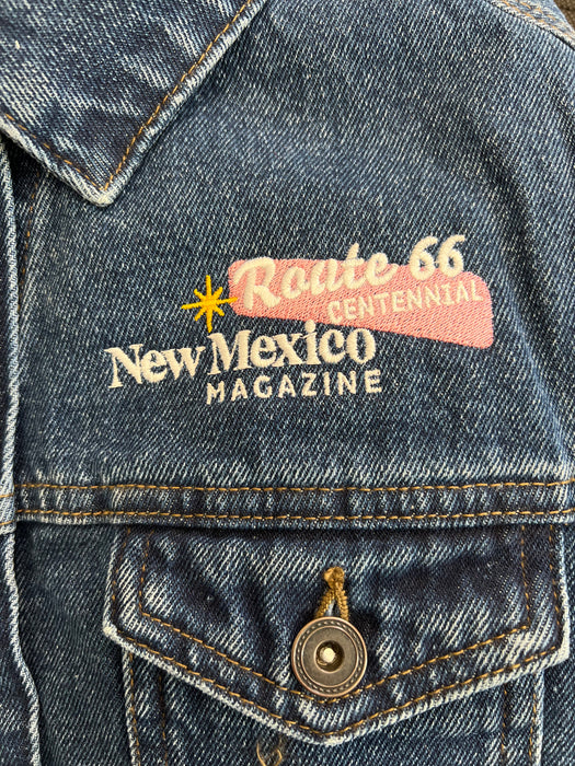New Mexico Magazine Route 66 Logo Denim Jacket