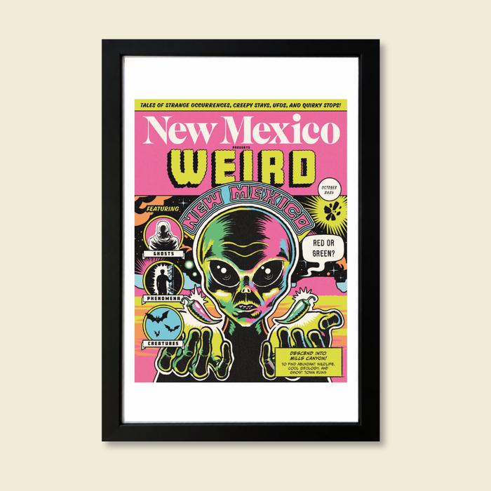 Weird Issue Poster – October 2026 (20x29 Framed)