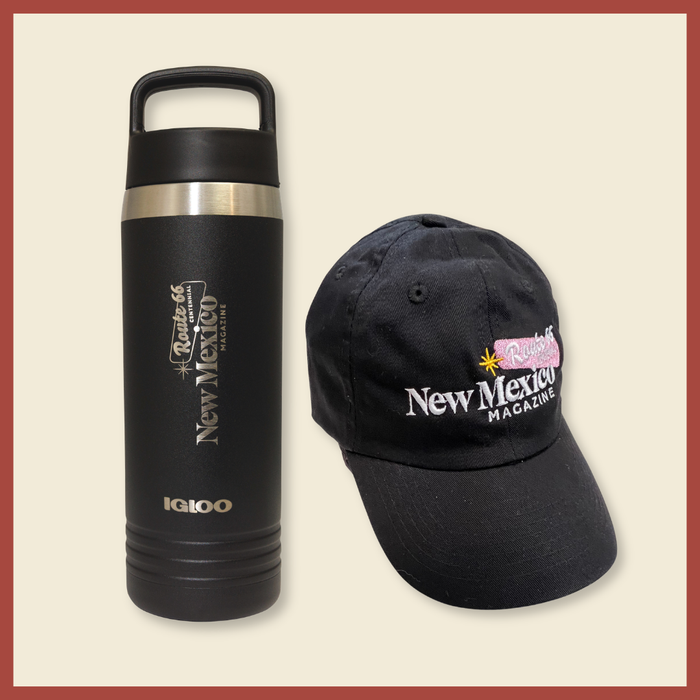 CIJ Route 66 Stay Cool Deluxe Bundle -Igloo 24 z Water Bottle and Free Cap
